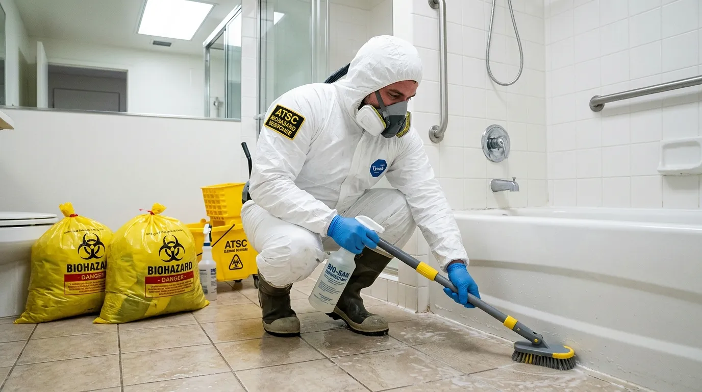 Decontamination equipment deployed for Blood Cleanup in Moore